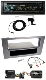 Pioneer MP3 Lenkrad CD USB DAB Autoradio für Ford Mondeo 2004-2007 anthrazit