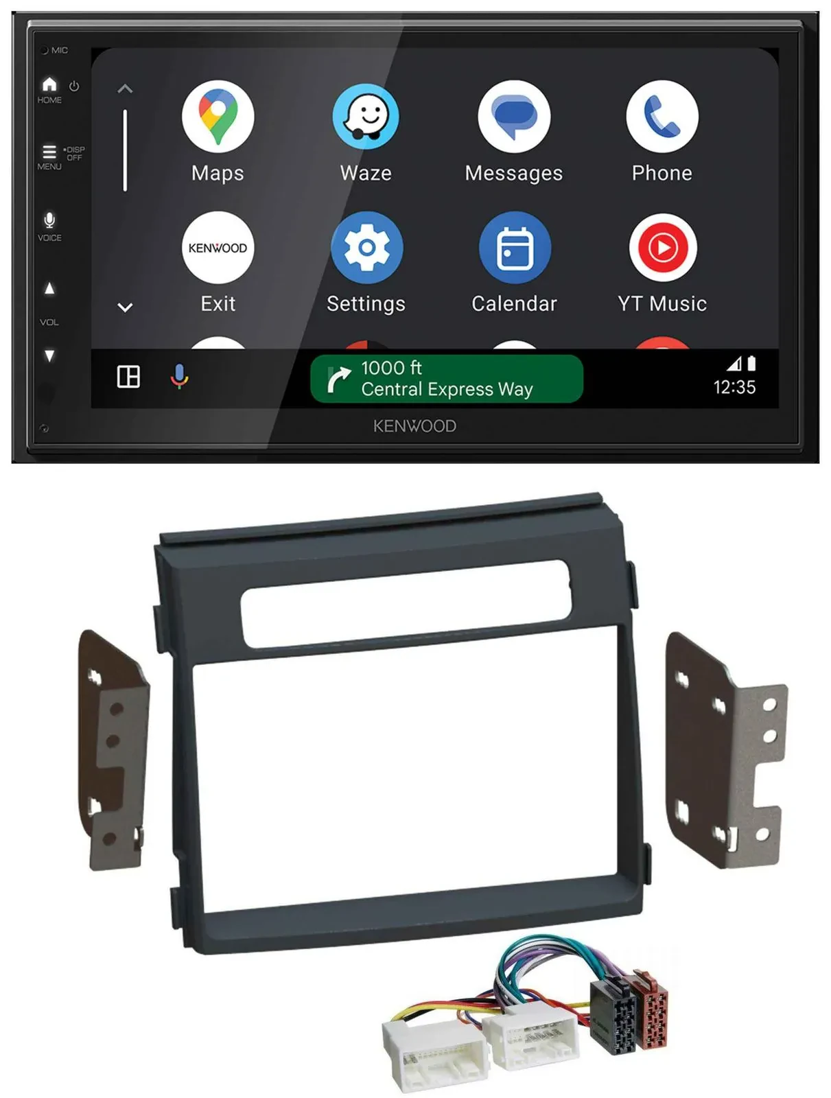 Kenwood DAB Bluetooth USB MP3 2DIN Autoradio für Kia Soul AM Facelift 11-14