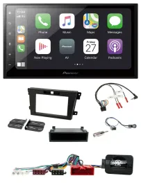 Pioneer Lenkrad Bluetooth DAB 2DIN USB Autoradio für Mazda CX-7 2008-2010