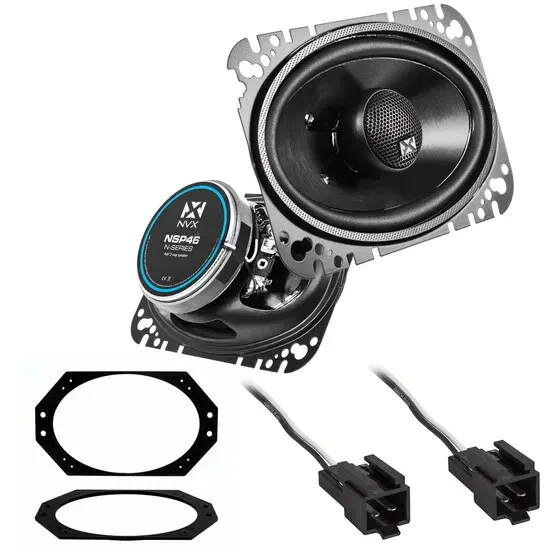 Динамики для Jeep Wrangler TJ (1997–2006) NVX (набор, передние)