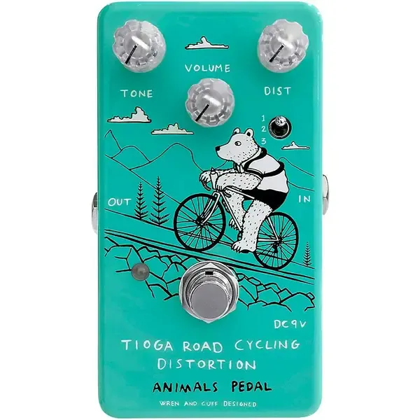 Педаль эффектов для электрогитары Animals Pedal Tioga Road Cycling Distortion Effects Pedal