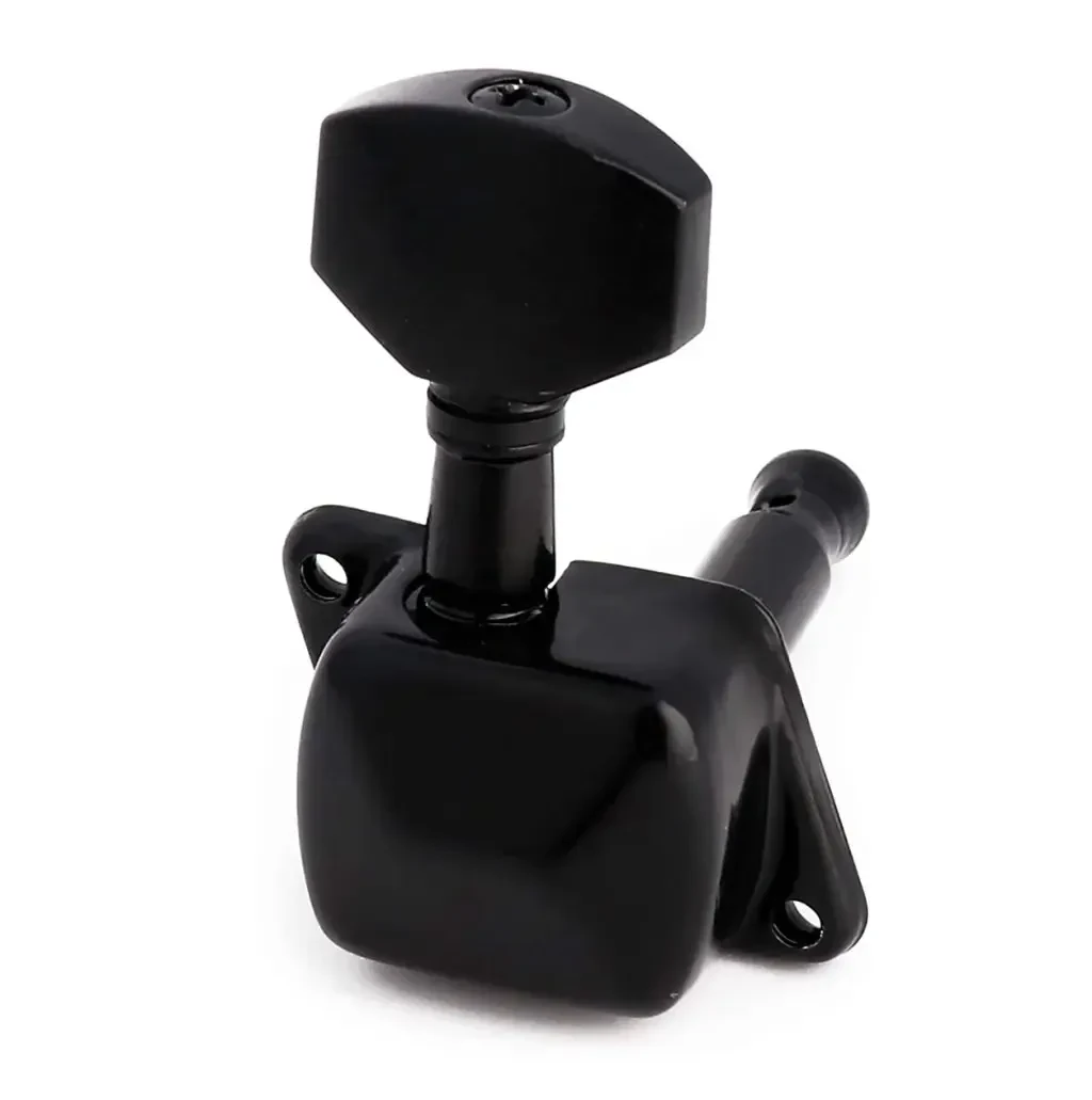 Колки гитарные Metallor MH-15-BK-6L