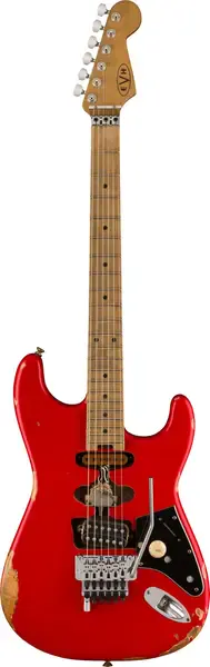 Электрогитара EVH Frankie Relic Series Red с чехлом