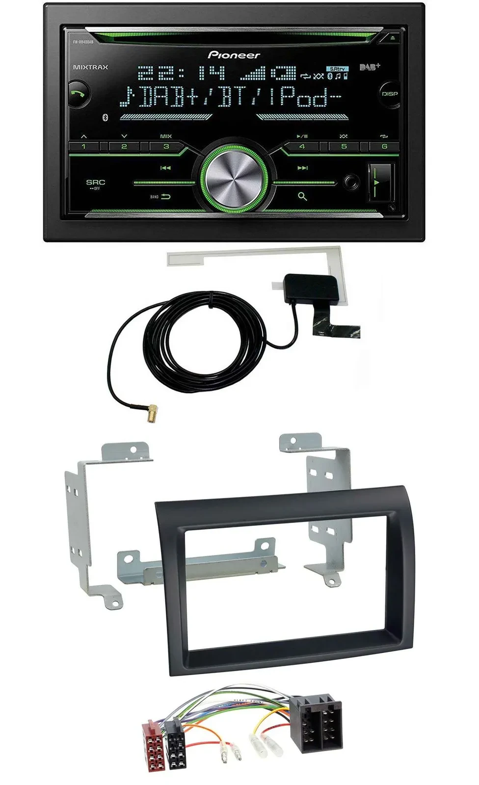 Pioneer CD USB MP3 Bluetooth 2DIN DAB Autoradio für Citroen Jumper Peugeot Boxer