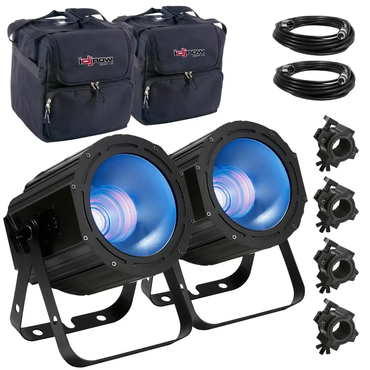 Ультрафиолетовый светильник American DJ UV COB Cannon с аксессуарами (пара)