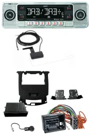 Dietz Bluetooth USB MP3 DAB Autoradio für Chevrolet Cruze ab 2016 Klavierlack/sc