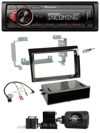 Pioneer Bluetooth USB DAB Lenkrad Autoradio für Fiat Ducato 2006-2008 piano