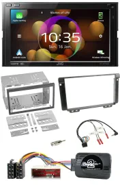 JVC DAB Lenkrad 2DIN Bluetooth USB Autoradio für Land Rover Freelander 2004-2006