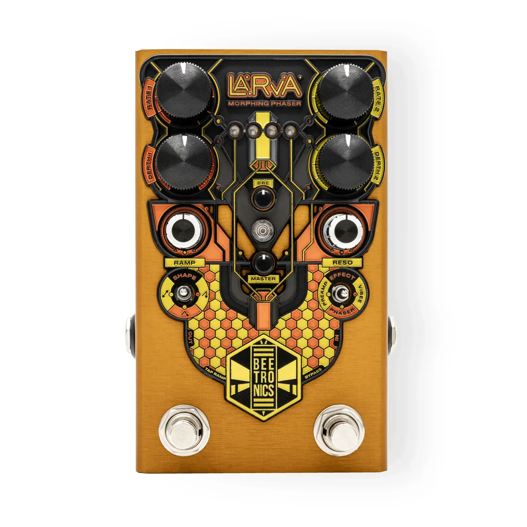 Педаль эффектов для электрогитары Beetronics Larva Morphing Phaser