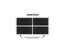 American DJ WMST2X2 Frame Trim Kit for 2x2 WMS Series Video Wall