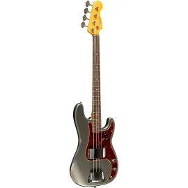 Бас-гитара Fender Custom Shop 60 Precision Bass Relic Super Faded Aged Charcoal Frost Metal