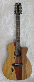 Luna Guitars Luna Vista Eagle 12 String  Tropical Wood Acoustic Electric Guitar w/Hard Case
