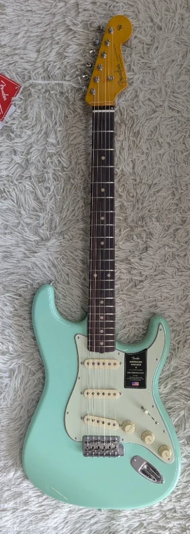 Fender American Vintage II 1961 Stratocaster, Rosewood Fingerboard, Surf Green