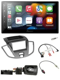 Pioneer DAB Bluetooth 2DIN USB Lenkrad Autoradio für Ford Transit V363 2014-2018