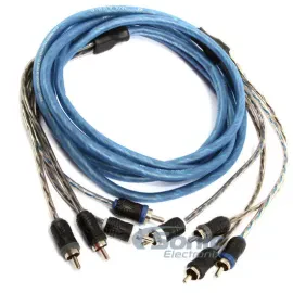New! NVX XIV43 3m (9.84 ft) 4-Channel V-Series RCA Car Audio Interconnect Cable