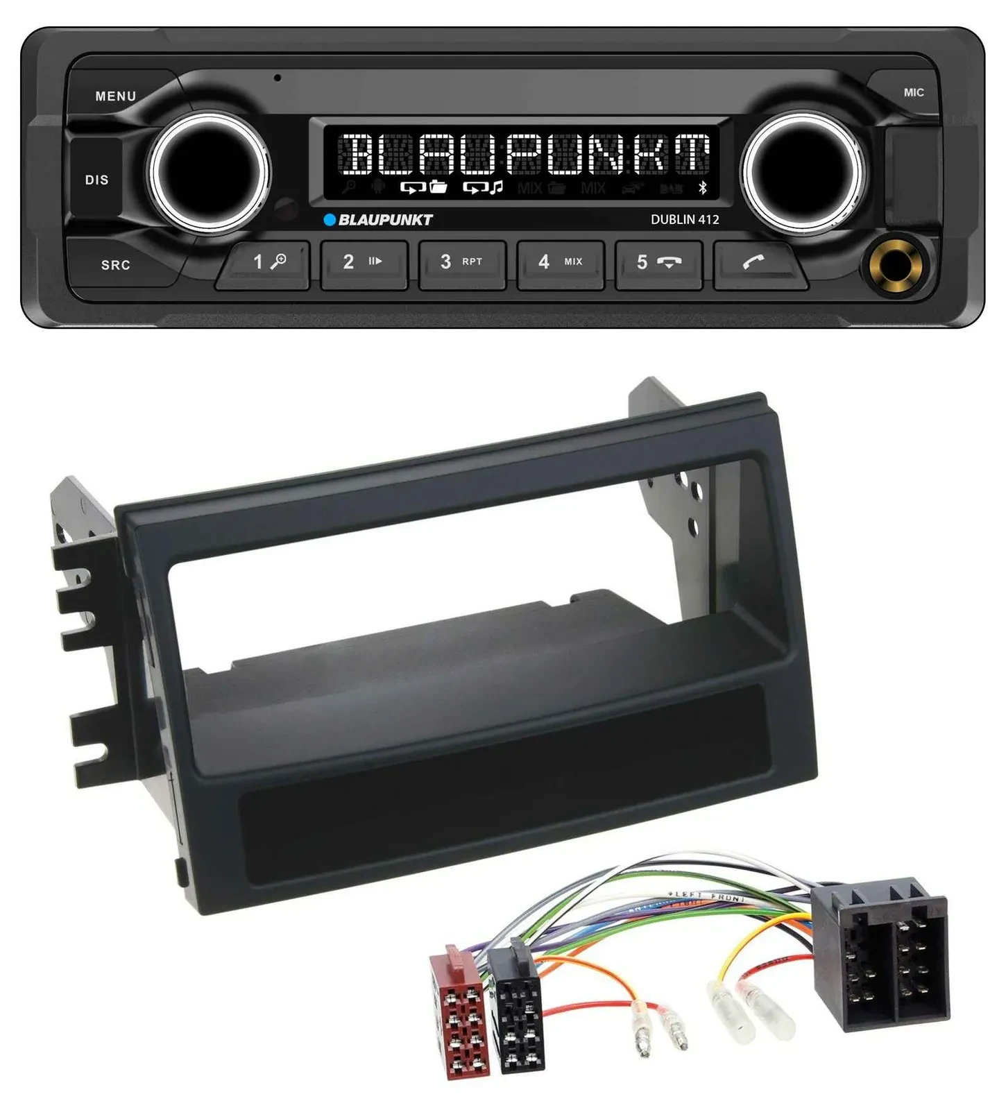 Автомагнитола для Kia Soul (AM, 2008-2011) Blaupunkt MP3, Bluetooth, USB, AUX
