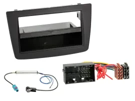 Einbauset DIN Autoradio für Alfa Romeo Mito 955 ab 14 schwarz