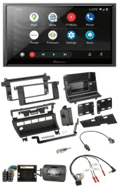 Pioneer USB 2DIN DAB Lenkrad Bluetooth Autoradio für BMW 3er 2001-2006 5 Schalte