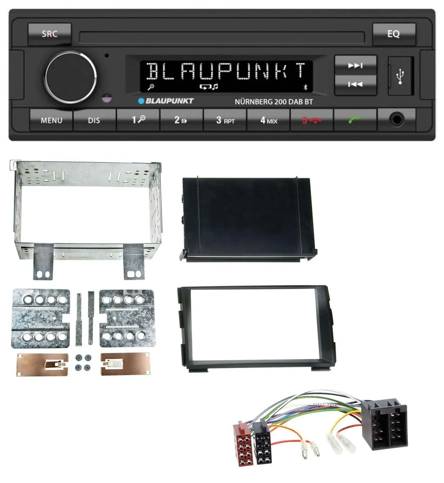 Blaupunkt USB DAB MP3 Bluetooth Autoradio für Kia Ceed 09-12 proCeed 11-13