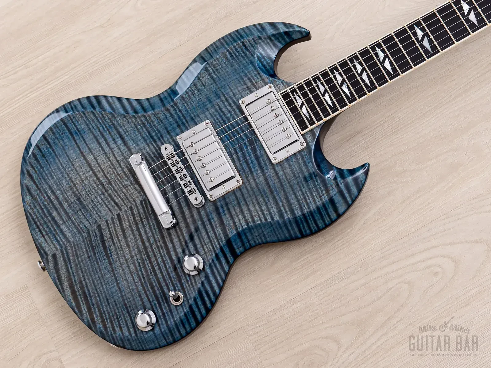 2016 Gibson SG Supreme Limited Edition AAA Flame Maple Ocean Blue