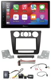 Pioneer DAB USB Lenkrad Bluetooth 2DIN Autoradio für BMW 1er Aktiv man. Klima E8