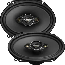 Pioneer TS-A6881F 160W RMS 6x8" 4-way Coaxial Speakers