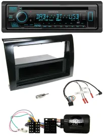Kenwood Bluetooth DAB CD Lenkrad USB Autoradio für Fiat Bravo 2007-2014