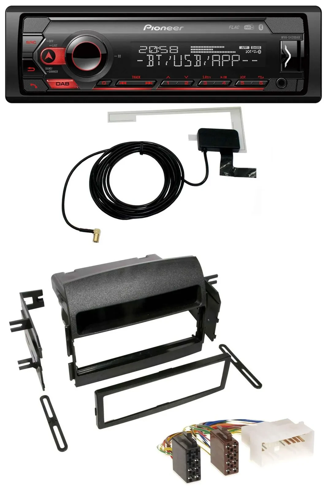 Автомагнитола для Hyundai Sonata NF (2005–2008) Pioneer DAB, USB, MP3, Bluetooth