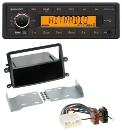 Continental 1DIN DAB MP3 AUX USB Autoradio für Mitsubishi L200 (KAOT, ab 2006)