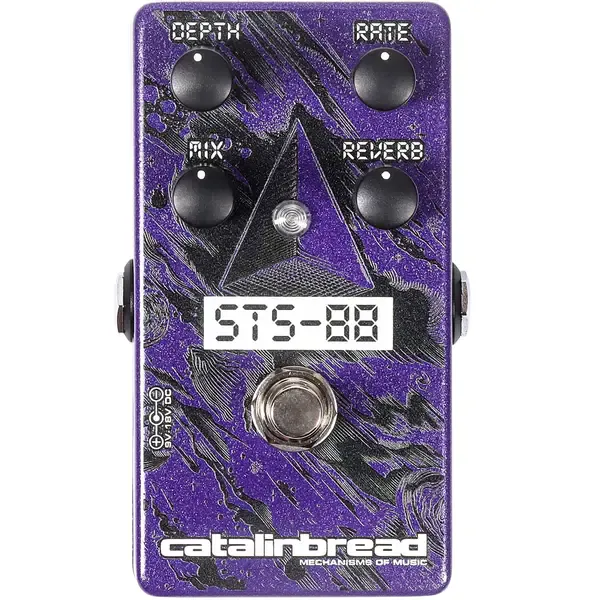 Педаль эффектов для электрогитары Catalinbread STS-88 Flanger/Reverb Pedal Purple Gaze Edition