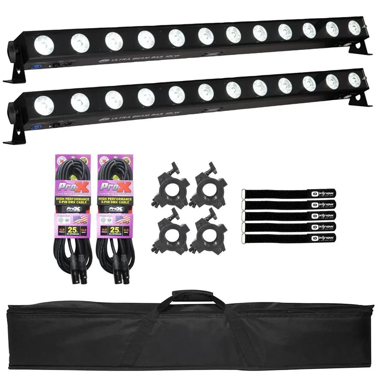 Светодиодный прибор American DJ Ultra Beam Bar 12CW 1M LED с аксессуарами (пара)