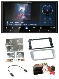 Kenwood Bluetooth 2DIN USB DAB MP3 Autoradio für Ford Galaxy C-Max Focus ab 2007