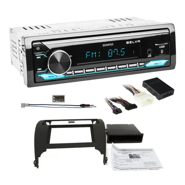 2012-2013 Toyota Camry Single DIN Radio Package (For Amplified) | Belva
