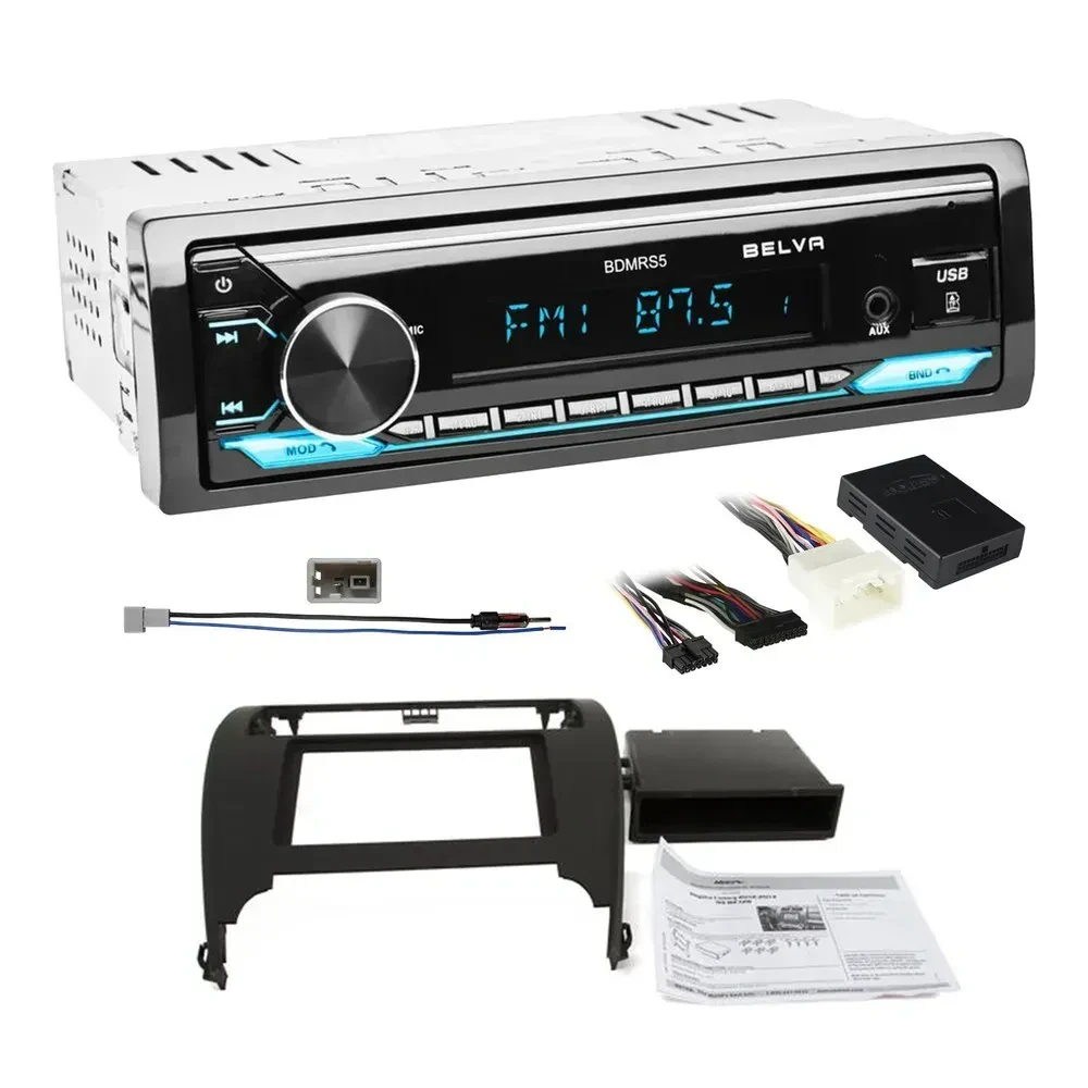 Комплект для установки автомагнитолы Belva BDMRS5 для Toyota Camry 2012–2013, Single DIN, для систем с усилителем