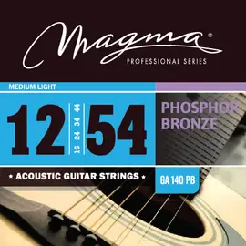 Струны для акустической гитары Magma Strings GA140PB