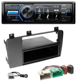 JVC Bluetooth MP3 USB DAB Autoradio für Volvo S60, V70, XC70 (04-09)