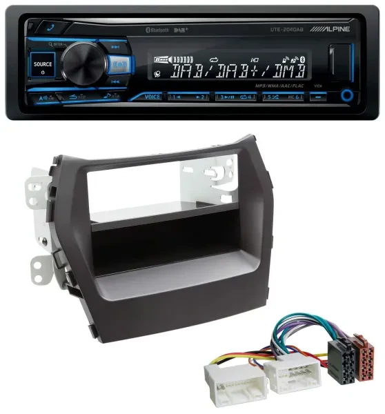 Alpine USB Bluetooth DAB MP3 Autoradio für Hyundai Santa Fe (ab 2012)