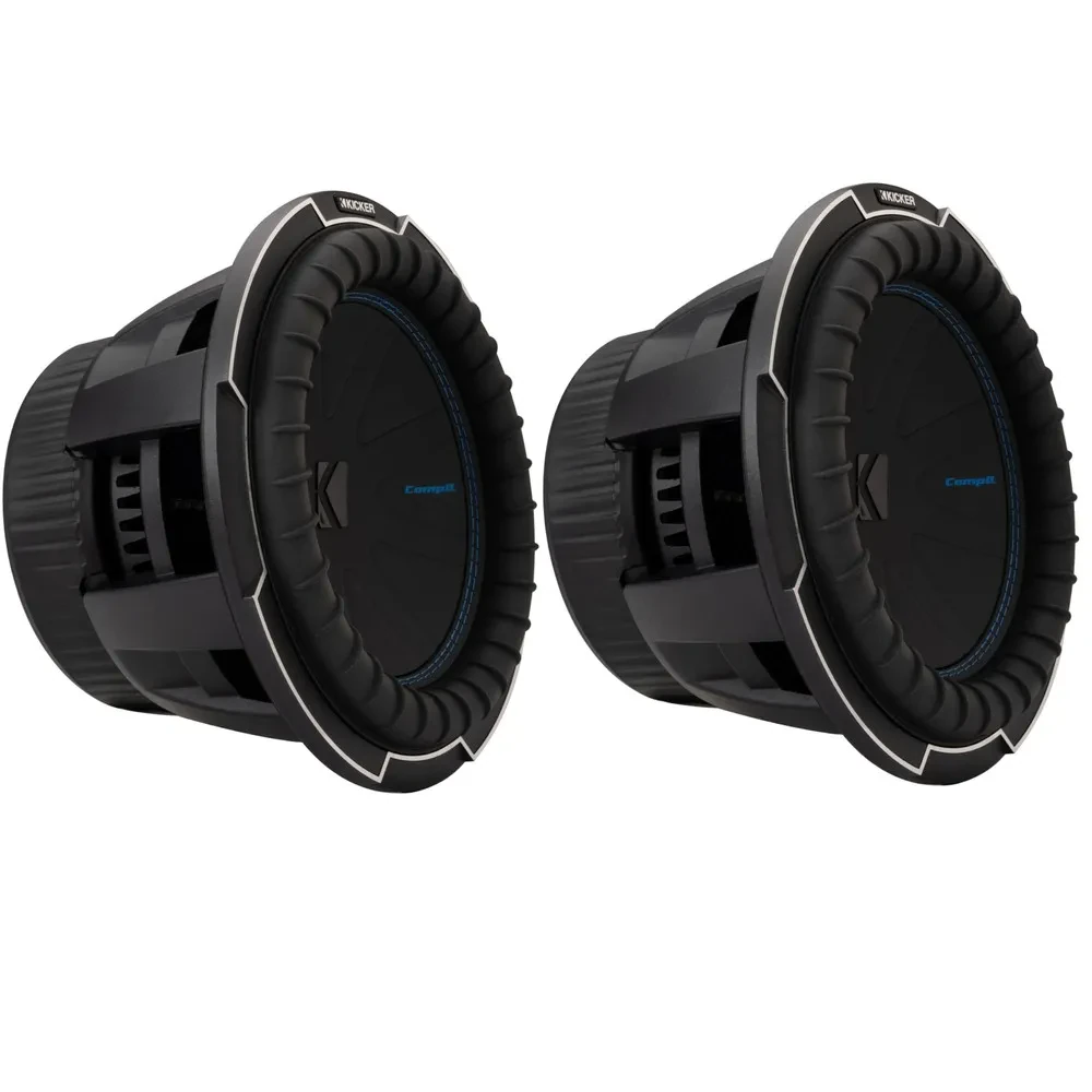 Сабвуфер пассивный Kicker CompQ CWQ102 10", Dual 2 Ohm (набор, 2 шт.)