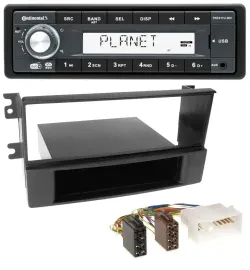Continental MP3 AUX USB DAB 1DIN Autoradio für Kia Sorento (ab 2006)