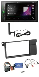 Pioneer MP3 DAB Lenkrad 2DIN Bluetooth Autoradio für BMW 3er E46 2000-2006
