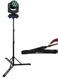 ADJ VIZI HEX WASH 7 RGBWA+UV Wireless DMX Moving Head Light+Stand