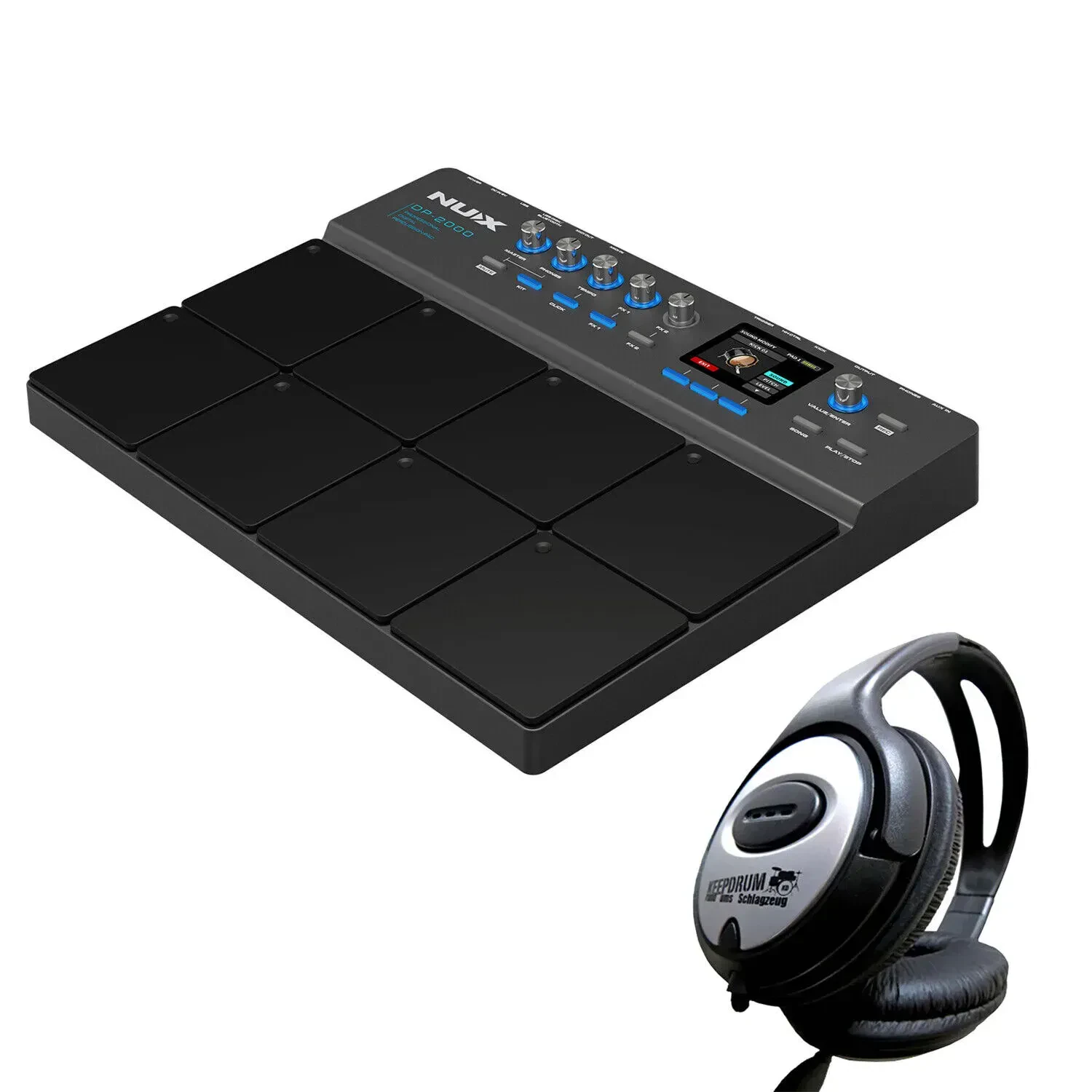 Электронная перкуссия Nux DP-2000 с наушниками