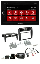 Blaupunkt 2DIN Lenkrad Bluetooth USB TMC DAB Navigation für Fiat Grande Punto 06