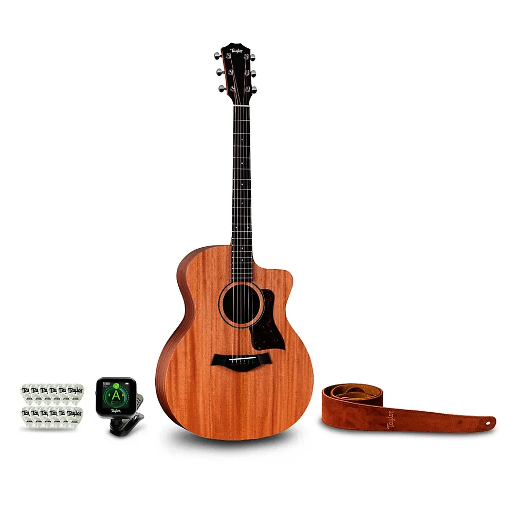 Taylor 24ce Grand Auditorium Acoustic-Electric Guitar Pack Natural