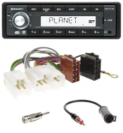 Continental MP3 AUX USB DAB 1DIN Autoradio für Nissan 100 NX 1990-1995 300 ZX 19