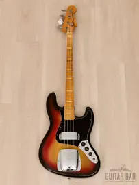 Бас-гитара Fender Jazz Bass JJ Sunburst w/case USA 1974