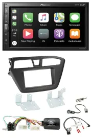 Автомагнитола для Hyundai i20 (с 2015) Pioneer 2DIN Bluetooth, DAB, USB, поддержка управления на руле