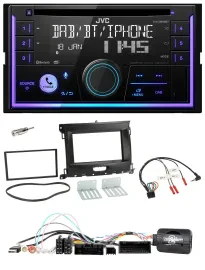 JVC Lenkrad USB 2DIN DAB Bluetooth CD Autoradio für Ford Ranger XL ab 02/2016