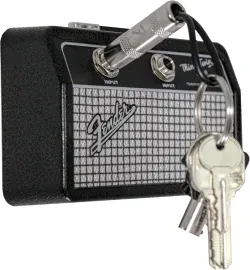 Fender Guitars Mini Jack Rack Keychain Holder, Home/Office Musician Gift