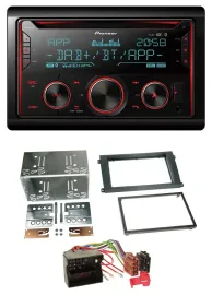 Pioneer 2DIN DAB MP3 Bluetooth USB CD Autoradio für Porsche Cayenne 2007-2010